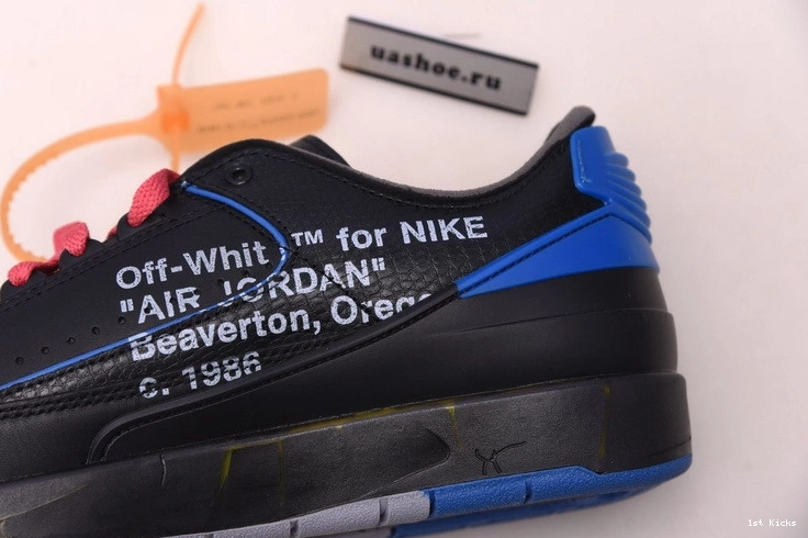 SP Jordan DJ4375-004 OWT Blue Black - Low 2 Retro 0116